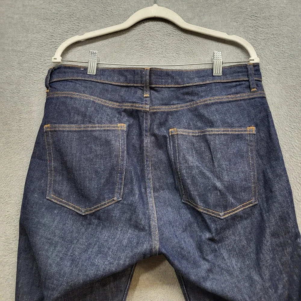 Everlane Men Jeans 32 Blue Denim Ankle‎ Pockets High Rise Cotton 27 in Inseam